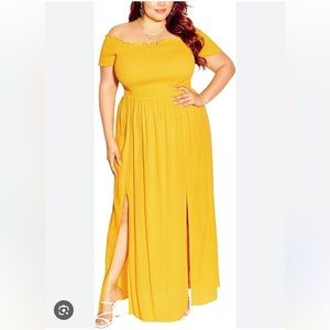 NWT City Chic Maxi Summer Passion Dress